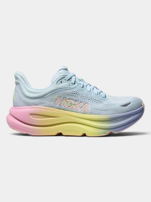 Hoka Bondi 9 női futócipő világoskék színben 3