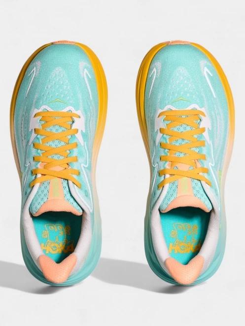 Hoka Clifton 10 férfi aszfalt futócipő világoskék színben 8