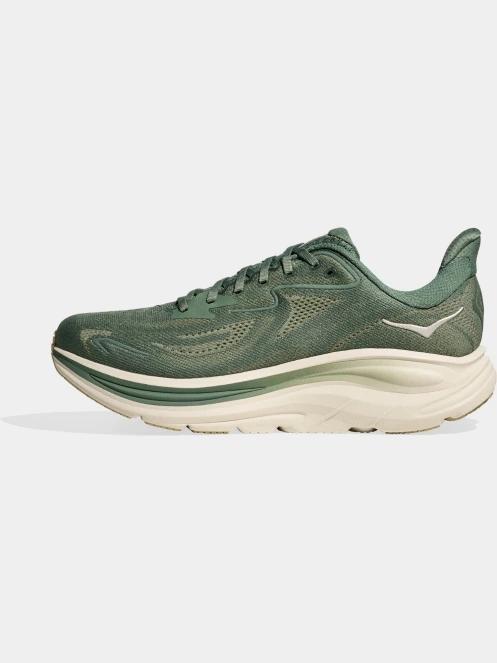 Hoka Clifton 10 férfi aszfalt futócipő zöld színben 4