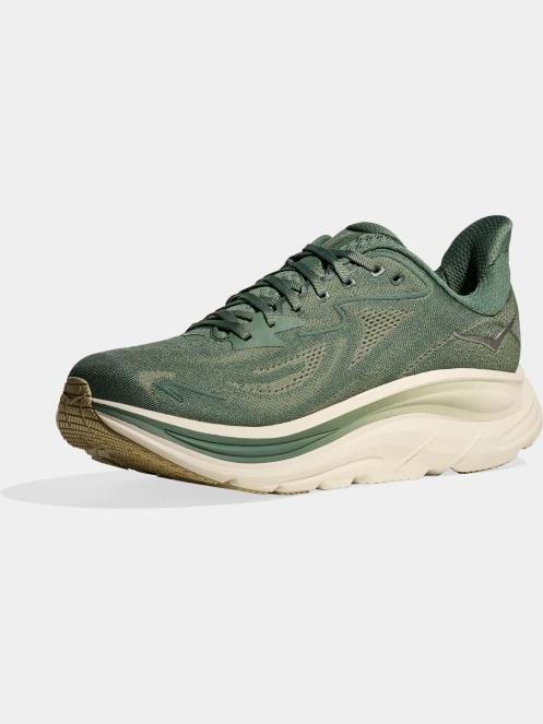 Hoka Clifton 10 férfi aszfalt futócipő zöld színben 5