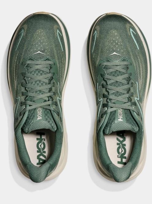 Hoka Clifton 10 férfi aszfalt futócipő zöld színben 8