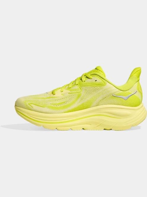 Hoka Clifton 10 férfi aszfalt futócipő sárga színben 4