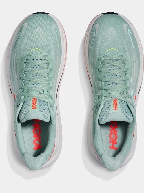 Hoka Clifton 10 férfi aszfalt futócipő világoszöld színben 8