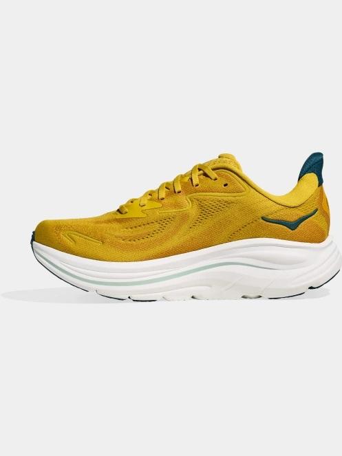 Hoka Clifton 10 férfi aszfalt futócipő sárga színben 3