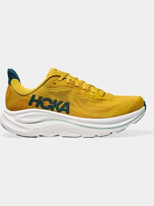Hoka Clifton 10 férfi aszfalt futócipő sárga színben 4