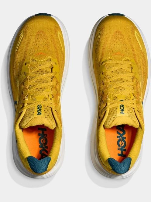 Hoka Clifton 10 férfi aszfalt futócipő sárga színben 8