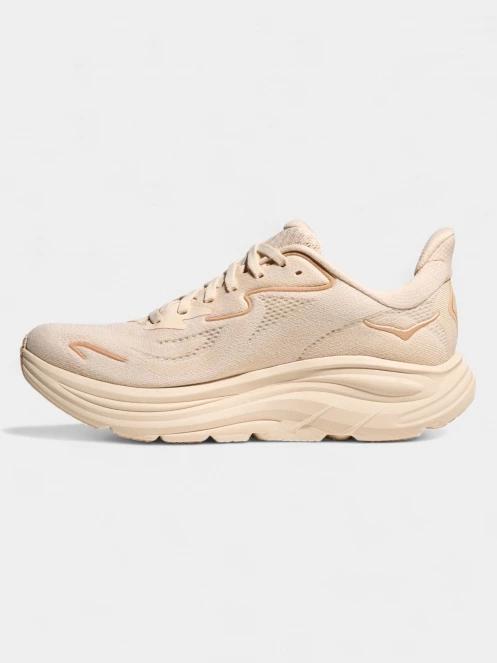 Hoka Clifton 10 női aszfalt futócipő homok színben 4