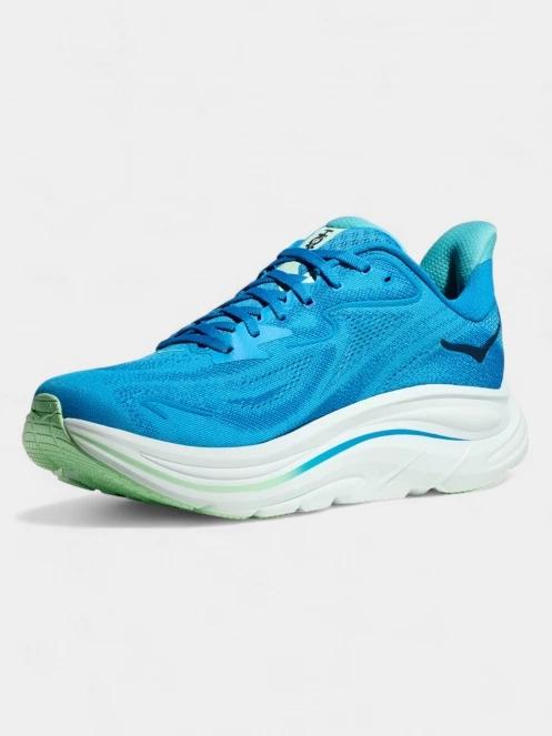 Hoka Clifton 10 WIDE férfi aszfalt futócipő kék színben 5