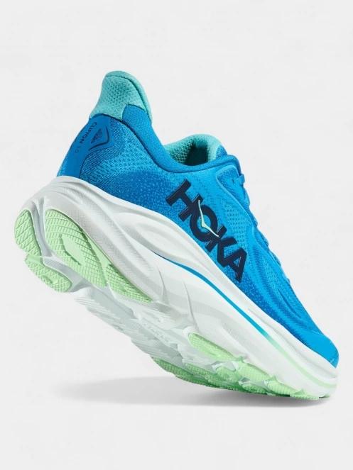 Hoka Clifton 10 WIDE férfi aszfalt futócipő kék színben 6