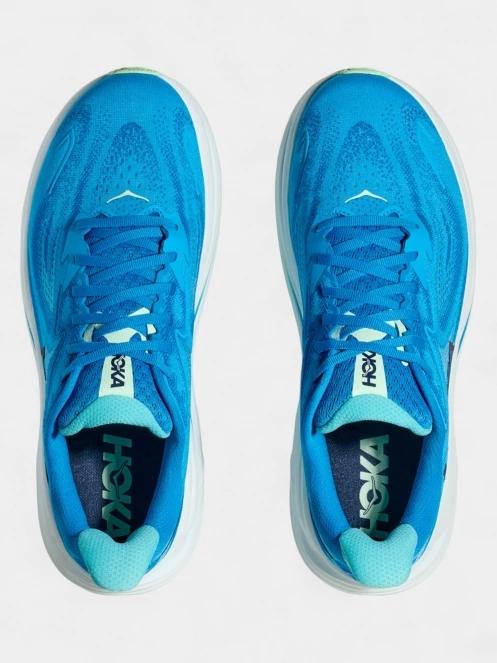 Hoka Clifton 10 WIDE férfi aszfalt futócipő kék színben 8