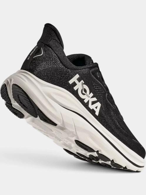 Hoka Clifton 10 WIDE férfi aszfalt futócipő fekete színben 5