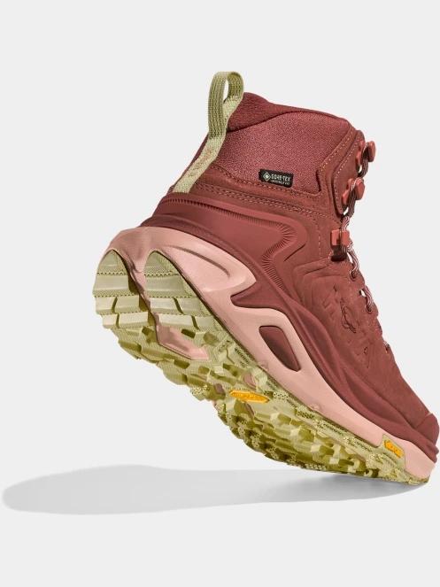 Hoka Kaha 3 GTX női túrabakancs piros színben 6