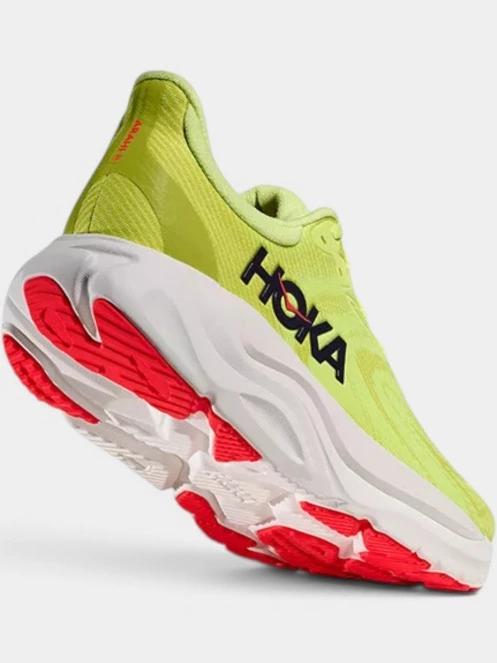 Hoka Arahi 8 Wide férfi terepfutó cipő világoszöld színben 5