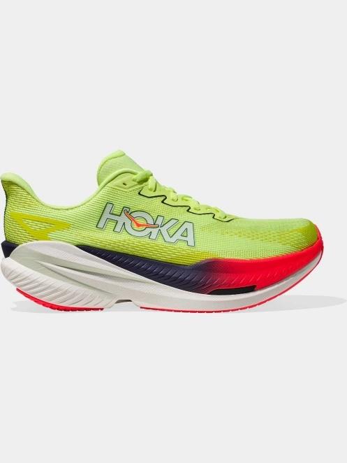 Hoka Mach X 3 férfi aszfalt futócipő világoszöld színben 4