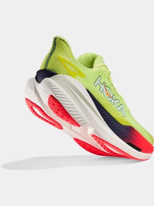 Hoka Mach X 3 férfi aszfalt futócipő világoszöld színben 6