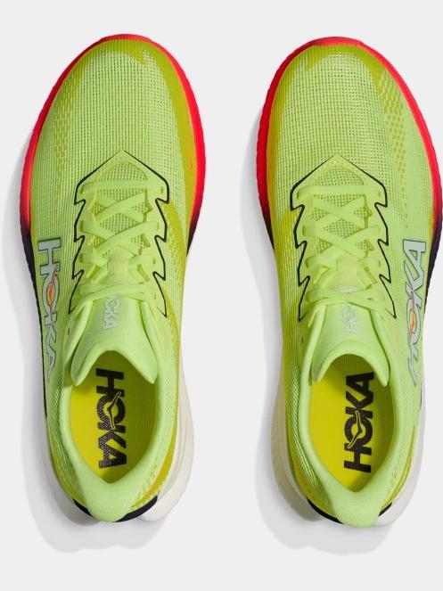 Hoka Mach X 3 férfi aszfalt futócipő világoszöld színben 8