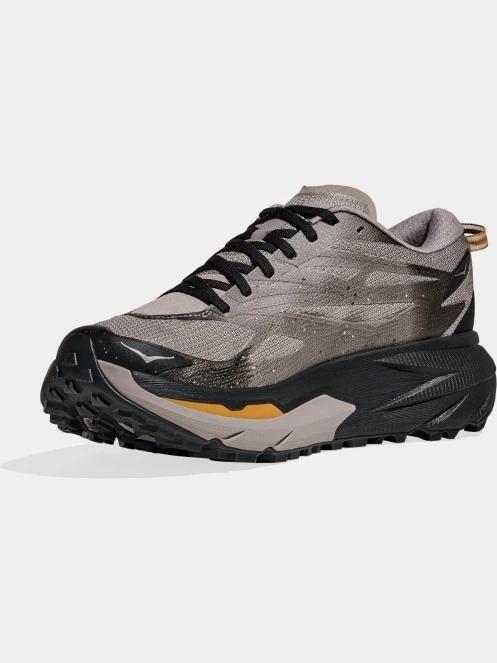 Hoka Mafate 5 férfi terepfutó cipő szürke színben 5