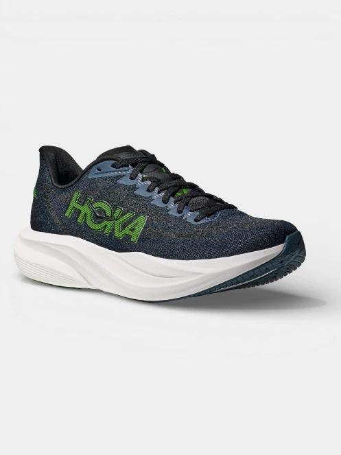 Hoka Mach 7 férfi aszfalt futócipő fekete színben 2