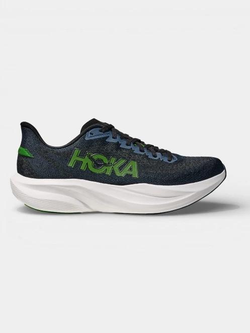 Hoka Mach 7 férfi aszfalt futócipő fekete színben 4