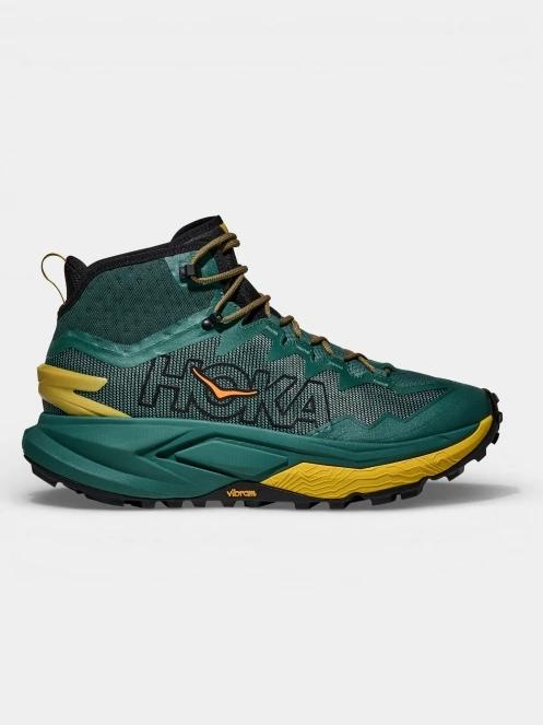 Hoka Mafate Hike férfi túrabakancs sötétzöld színben 4