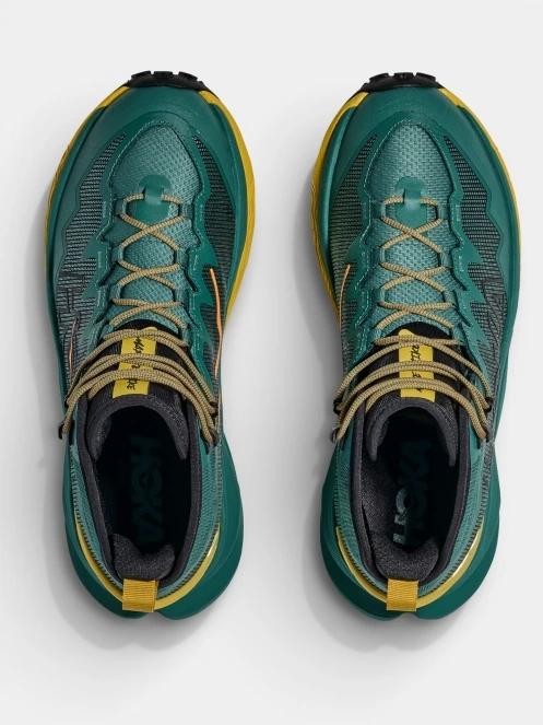 Hoka Mafate Hike férfi túrabakancs sötétzöld színben 8