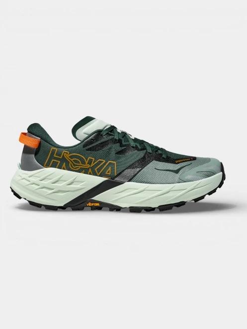Hoka Speedgoat 7 férfi terepfutó cipő sötétzöld színben 4