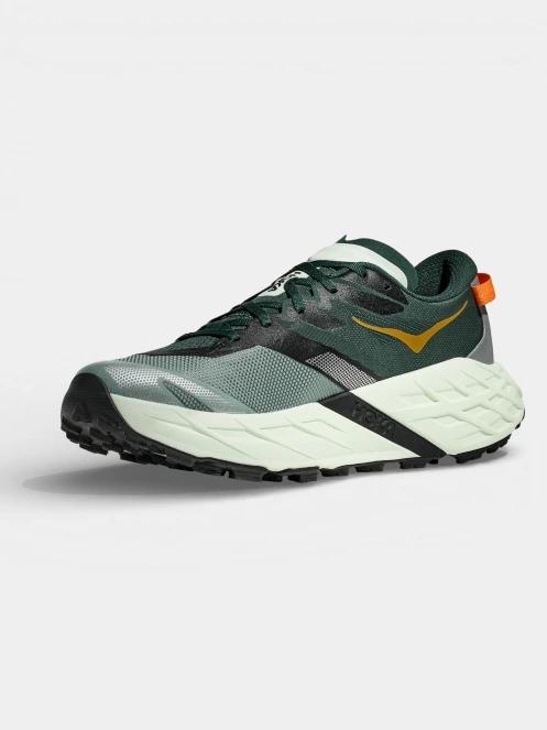 Hoka Speedgoat 7 férfi terepfutó cipő sötétzöld színben 5