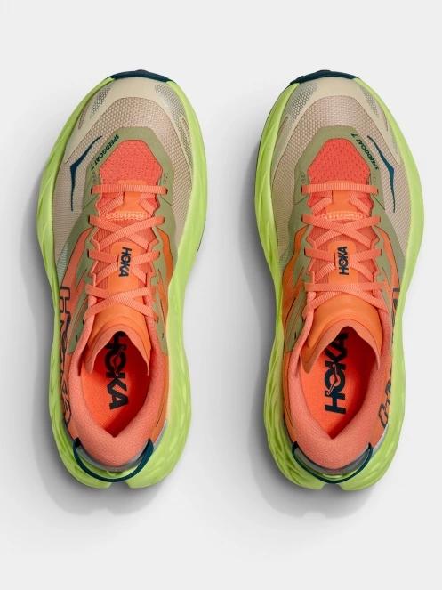 Hoka Speedgoat 7 női terepfutó cipő narancssárga színben 8