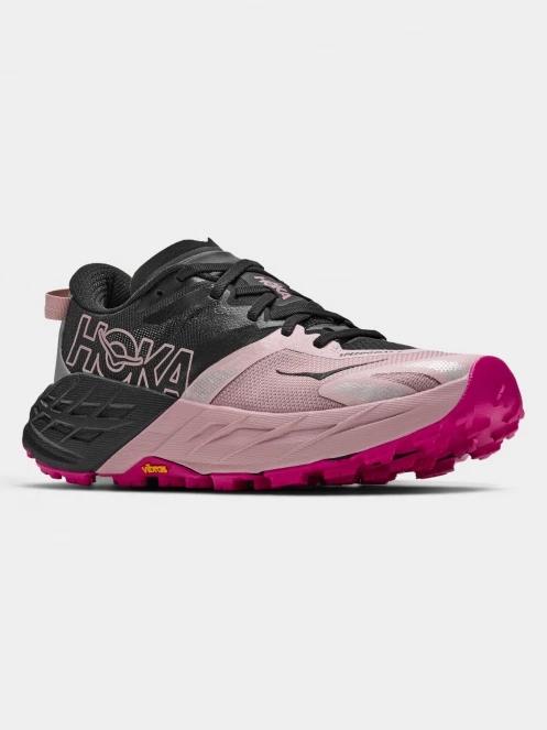 Hoka Speedgoat 7 női terepfutó cipő fekete színben 2