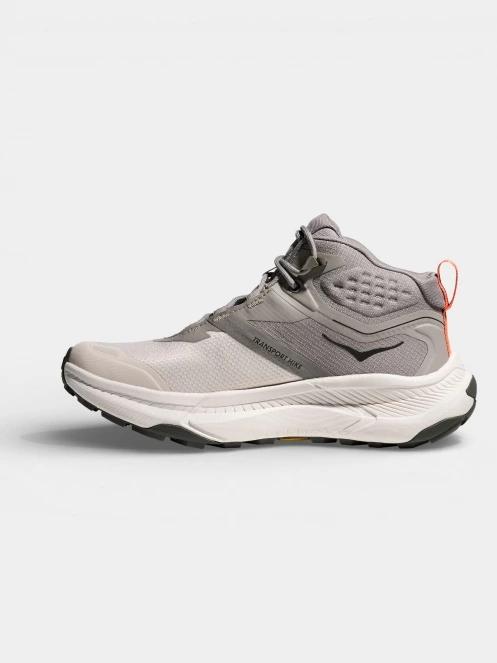Hoka Transport Hike GTX női túrabakancs szürke színben 3