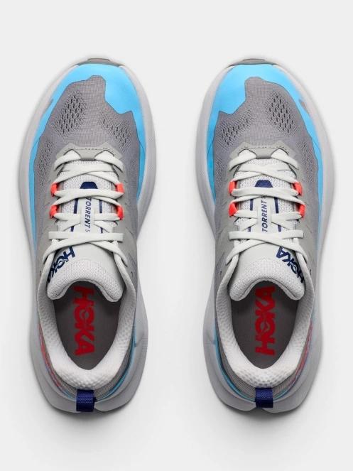 Hoka Torrent 5 női terepfutó cipő szürke színben 8