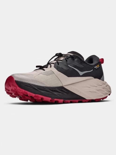 Hoka Speedgoat 7 GTX női terepfutó cipő szürke színben 5
