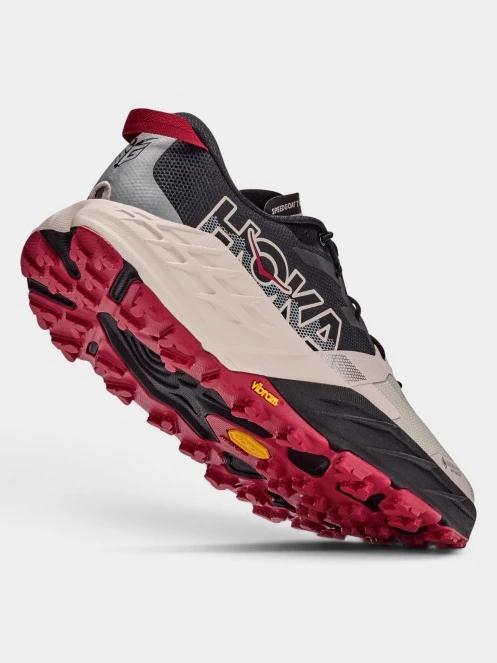 Hoka Speedgoat 7 GTX női terepfutó cipő szürke színben 6