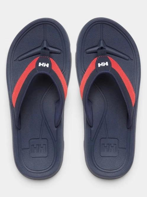 Helly Hansen Sandhamn Sandal férfi flip flop papucs sötétkék színben 5