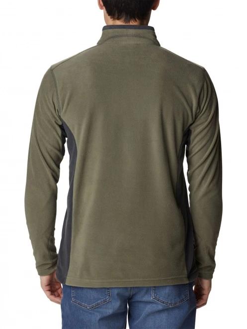 Columbia Klamath Range II Half Zip férfi polár pulóver zöld színben 4