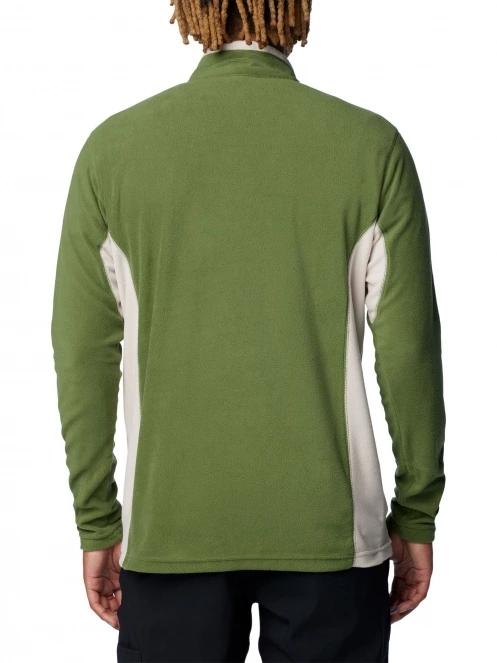 Columbia Klamath Range II Half Zip férfi polár pulóver zöld színben 4