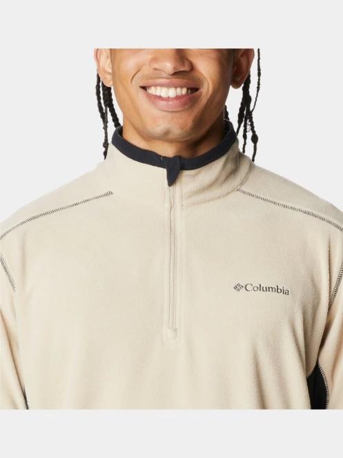 Columbia Klamath Range II Half Zip férfi polár pulóver homok színben 6