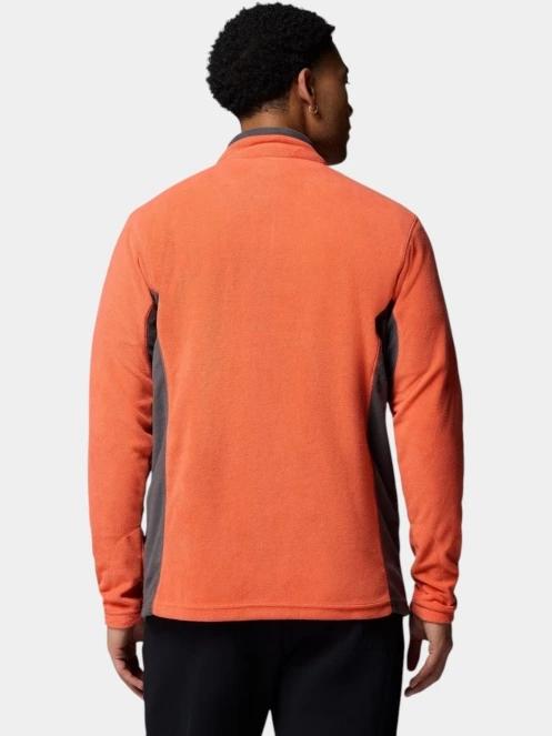 Columbia Klamath Range II Half Zip férfi polár pulóver narancssárga színben 4