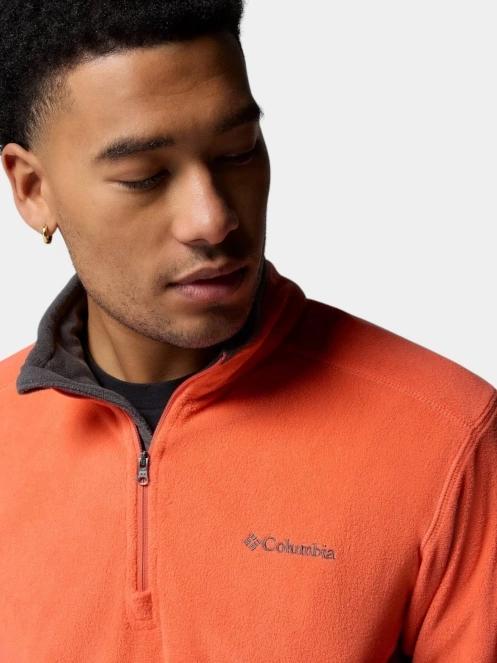 Columbia Klamath Range II Half Zip férfi polár pulóver narancssárga színben 6