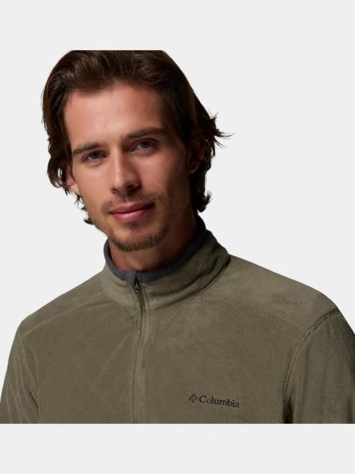 Columbia Klamath Range II Half Zip férfi polár pulóver zöld színben 6
