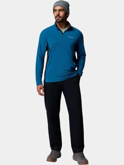 Columbia Klamath Range II Half Zip férfi polár pulóver kék színben 5