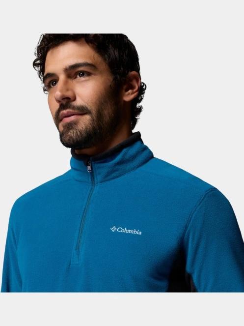 Columbia Klamath Range II Half Zip férfi polár pulóver kék színben 6