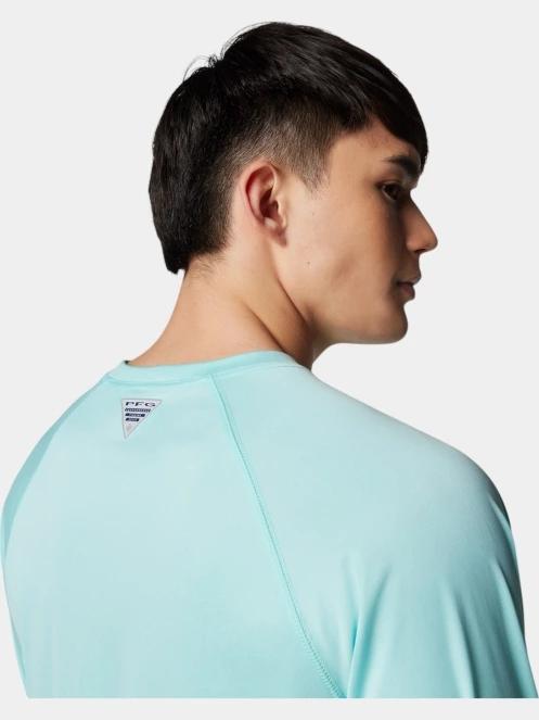 Columbia Terminal Tackle LS Shirt férfi hosszú ujjú sport póló zöld színben 7
