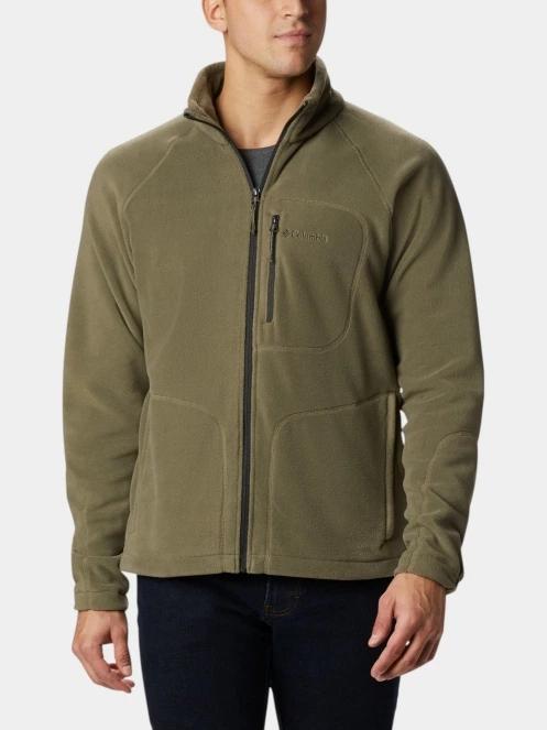 Columbia Fast Trek II Full Zip Fleece férfi polár pulóver zöld színben 2