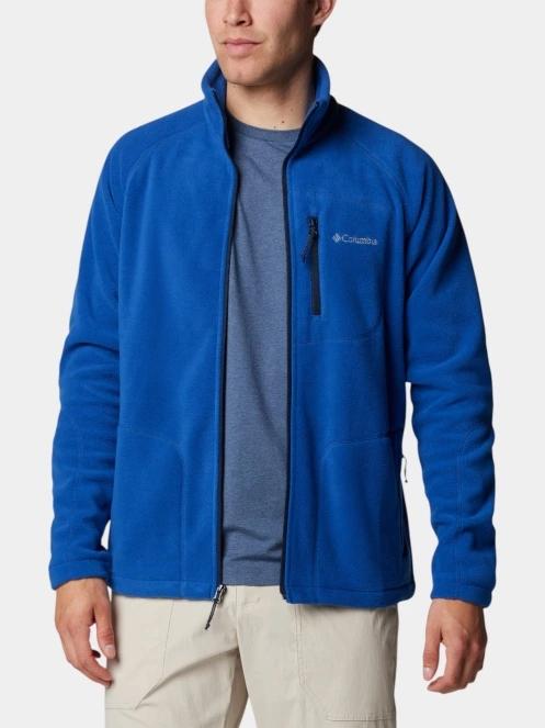 Columbia Fast Trek II Full Zip Fleece férfi polár pulóver kék színben 6