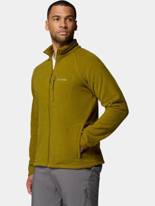 Columbia Fast Trek II Full Zip Fleece férfi polár pulóver zöld színben 3