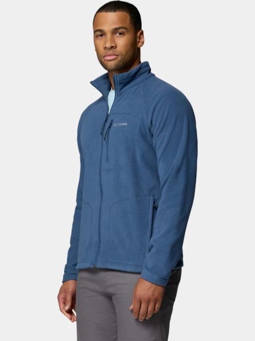Columbia Fast Trek II Full Zip Fleece férfi polár pulóver kék színben 3