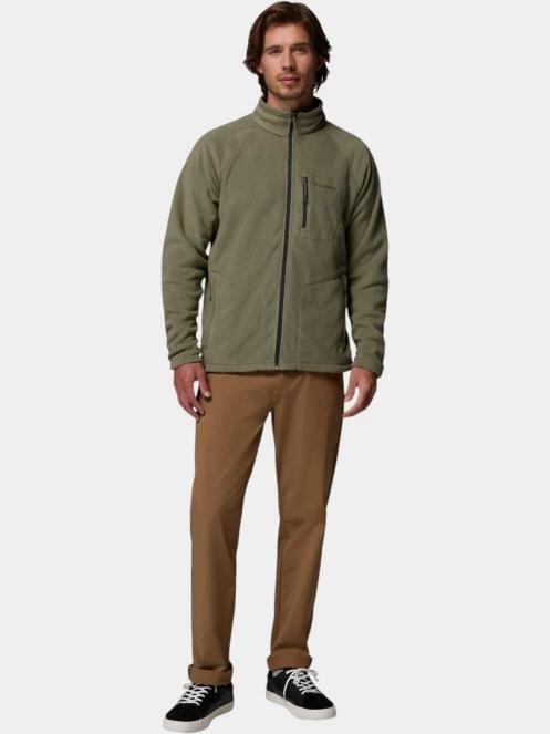 Columbia Fast Trek II Full Zip Fleece férfi polár pulóver zöld színben 5