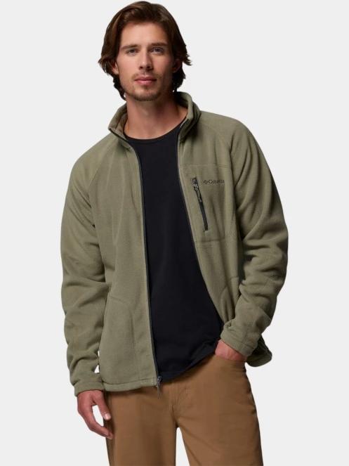 Columbia Fast Trek II Full Zip Fleece férfi polár pulóver zöld színben 6