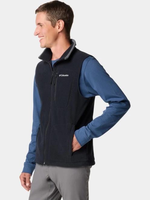 Columbia Fast Trek Fleece Vest férfi mellény fekete színben 3